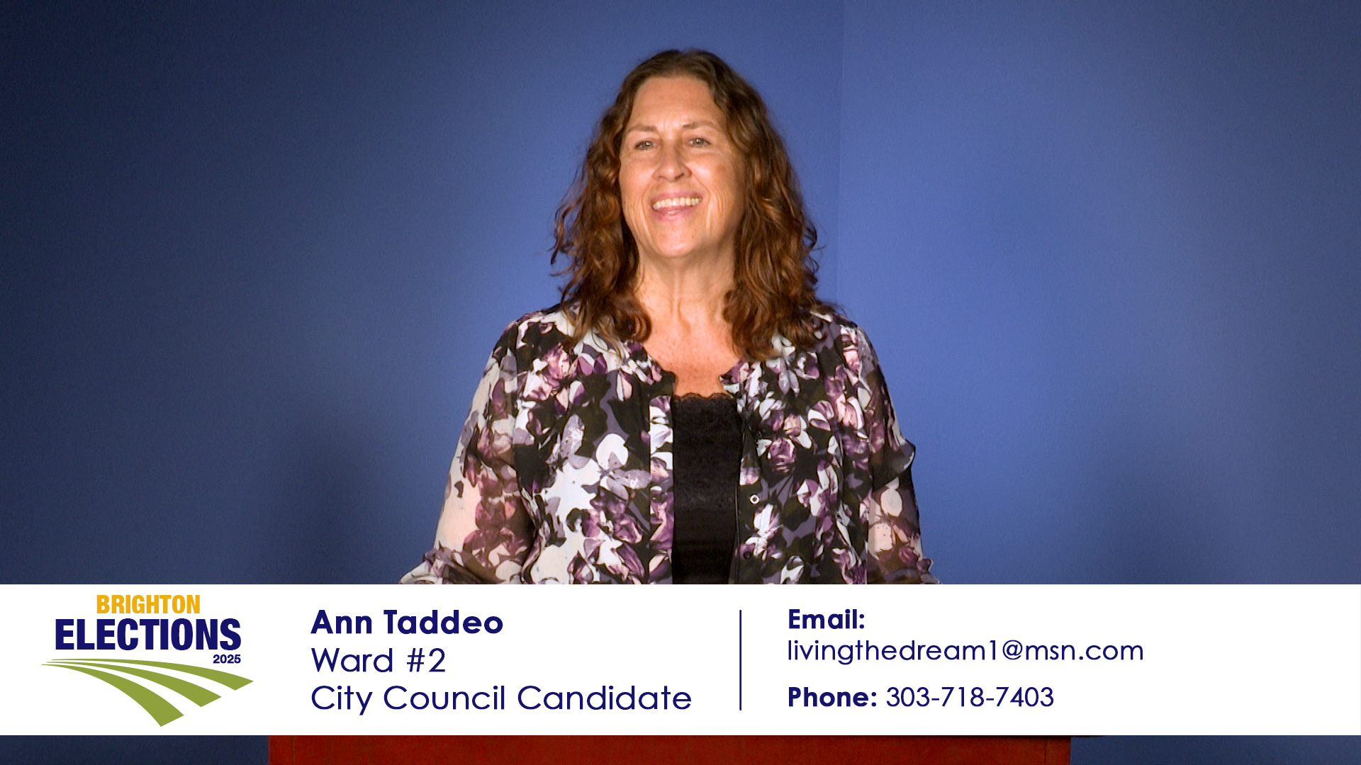 Ann Taddeo: Ward Two Candidate
