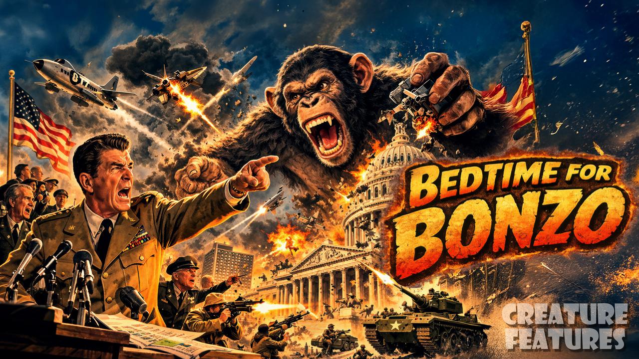 Thumbnail image for Creature Features: Bedtime for Bonzo